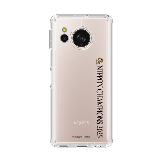 スリムプロテクションケース［ 福岡ソフトバンクホークス - NIPPON CHAMPIONS 2025 ロゴ - 縦ロゴ ］