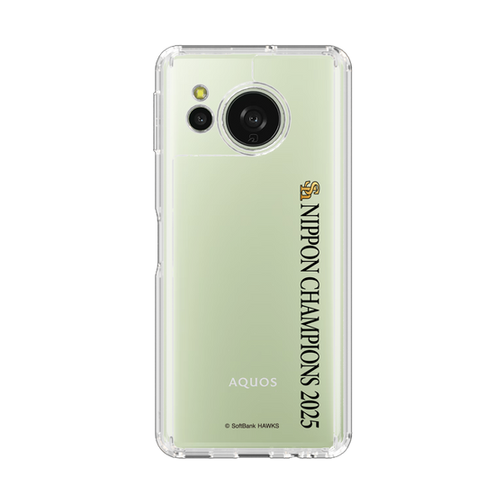 スリムプロテクションケース［ 福岡ソフトバンクホークス - NIPPON CHAMPIONS 2025 ロゴ - 縦ロゴ ］