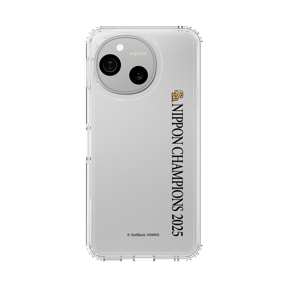 スリムプロテクションケース［ 福岡ソフトバンクホークス - NIPPON CHAMPIONS 2025 ロゴ - 縦ロゴ ］