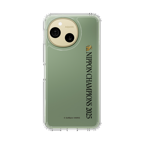 スリムプロテクションケース［ 福岡ソフトバンクホークス - NIPPON CHAMPIONS 2025 ロゴ - 縦ロゴ ］