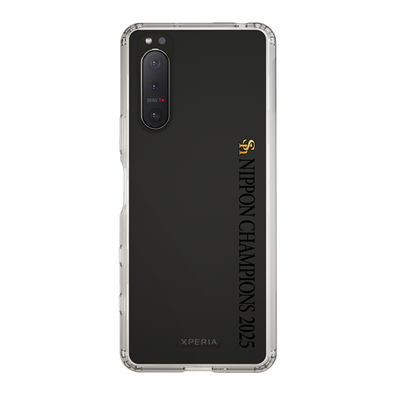 スリムプロテクションケース［ 福岡ソフトバンクホークス - NIPPON CHAMPIONS 2025 ロゴ - 縦ロゴ ］