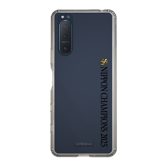 スリムプロテクションケース［ 福岡ソフトバンクホークス - NIPPON CHAMPIONS 2025 ロゴ - 縦ロゴ ］