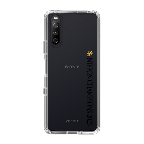 スリムプロテクションケース［ 福岡ソフトバンクホークス - NIPPON CHAMPIONS 2025 ロゴ - 縦ロゴ ］