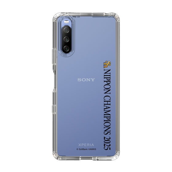 スリムプロテクションケース［ 福岡ソフトバンクホークス - NIPPON CHAMPIONS 2025 ロゴ - 縦ロゴ ］