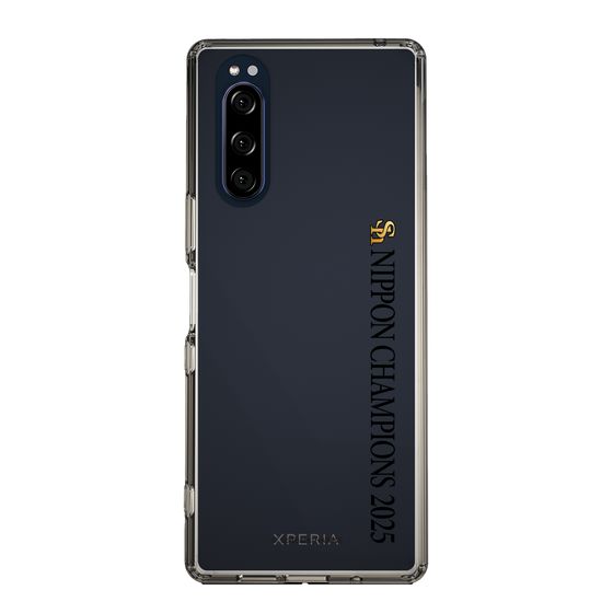 スリムプロテクションケース［ 福岡ソフトバンクホークス - NIPPON CHAMPIONS 2025 ロゴ - 縦ロゴ ］