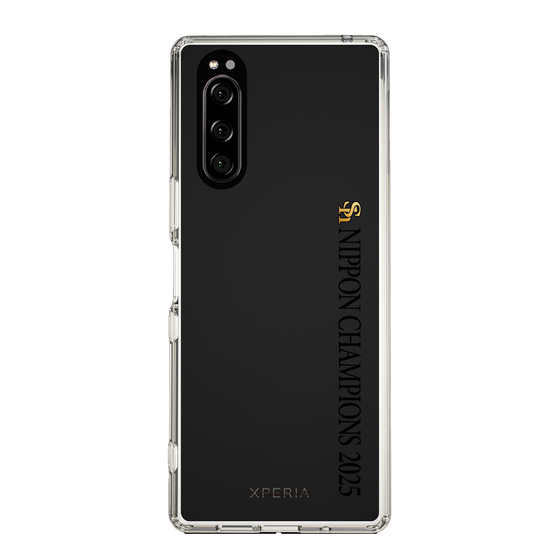 スリムプロテクションケース［ 福岡ソフトバンクホークス - NIPPON CHAMPIONS 2025 ロゴ - 縦ロゴ ］