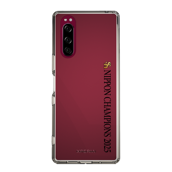 スリムプロテクションケース［ 福岡ソフトバンクホークス - NIPPON CHAMPIONS 2025 ロゴ - 縦ロゴ ］