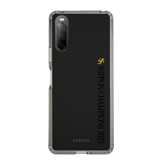 スリムプロテクションケース［ 福岡ソフトバンクホークス - NIPPON CHAMPIONS 2025 ロゴ - 縦ロゴ ］