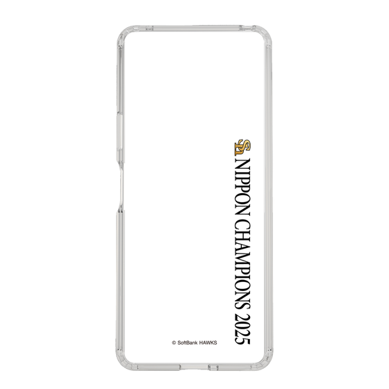 スリムプロテクションケース［ 福岡ソフトバンクホークス - NIPPON CHAMPIONS 2025 ロゴ - 縦ロゴ ］
