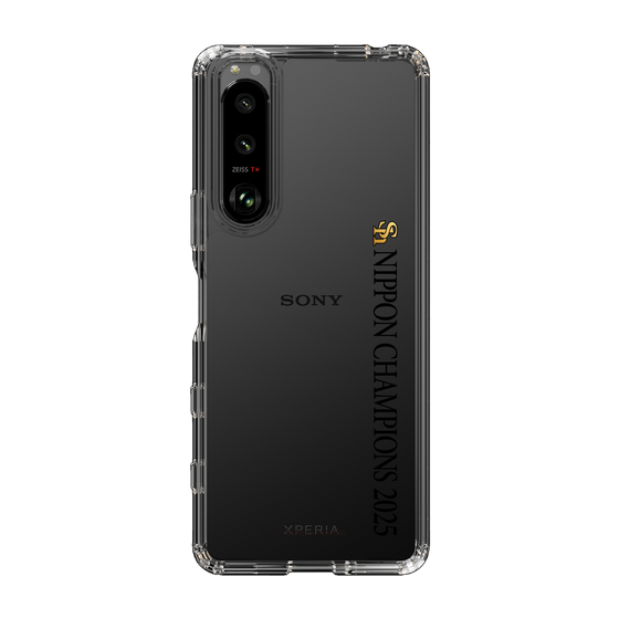 スリムプロテクションケース［ 福岡ソフトバンクホークス - NIPPON CHAMPIONS 2025 ロゴ - 縦ロゴ ］