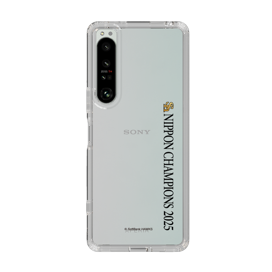 スリムプロテクションケース［ 福岡ソフトバンクホークス - NIPPON CHAMPIONS 2025 ロゴ - 縦ロゴ ］