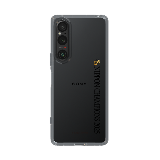 スリムプロテクションケース［ 福岡ソフトバンクホークス - NIPPON CHAMPIONS 2025 ロゴ - 縦ロゴ ］