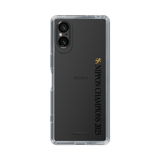 スリムプロテクションケース［ 福岡ソフトバンクホークス - NIPPON CHAMPIONS 2025 ロゴ - 縦ロゴ ］