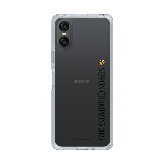 スリムプロテクションケース［ 福岡ソフトバンクホークス - NIPPON CHAMPIONS 2025 ロゴ - 縦ロゴ ］