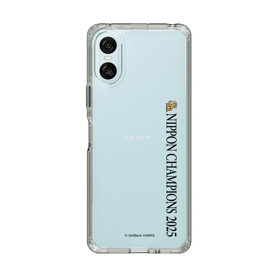 スリムプロテクションケース［ 福岡ソフトバンクホークス - NIPPON CHAMPIONS 2025 ロゴ - 縦ロゴ ］
