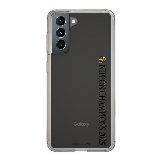 スリムプロテクションケース［ 福岡ソフトバンクホークス - NIPPON CHAMPIONS 2025 ロゴ - 縦ロゴ ］