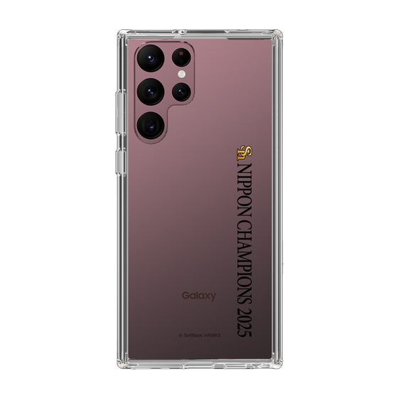 スリムプロテクションケース［ 福岡ソフトバンクホークス - NIPPON CHAMPIONS 2025 ロゴ - 縦ロゴ ］