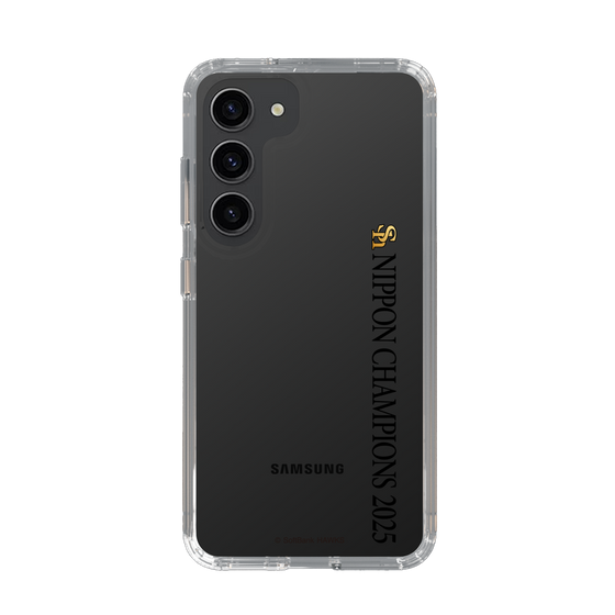 スリムプロテクションケース［ 福岡ソフトバンクホークス - NIPPON CHAMPIONS 2025 ロゴ - 縦ロゴ ］