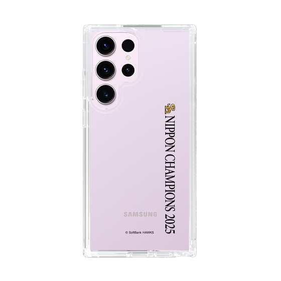 スリムプロテクションケース［ 福岡ソフトバンクホークス - NIPPON CHAMPIONS 2025 ロゴ - 縦ロゴ ］