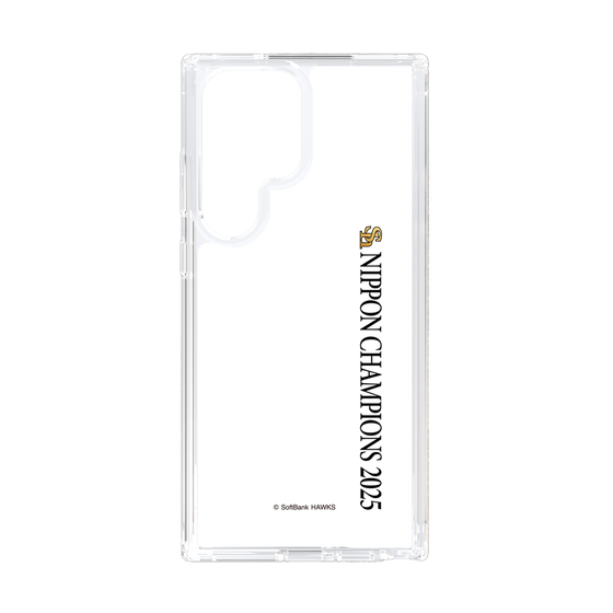 スリムプロテクションケース［ 福岡ソフトバンクホークス - NIPPON CHAMPIONS 2025 ロゴ - 縦ロゴ ］