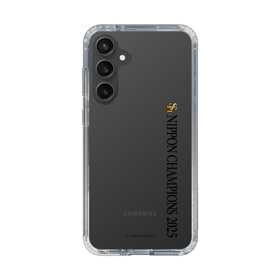 スリムプロテクションケース［ 福岡ソフトバンクホークス - NIPPON CHAMPIONS 2025 ロゴ - 縦ロゴ ］