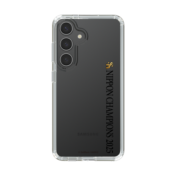 スリムプロテクションケース［ 福岡ソフトバンクホークス - NIPPON CHAMPIONS 2025 ロゴ - 縦ロゴ ］