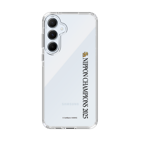 スリムプロテクションケース［ 福岡ソフトバンクホークス - NIPPON CHAMPIONS 2025 ロゴ - 縦ロゴ ］