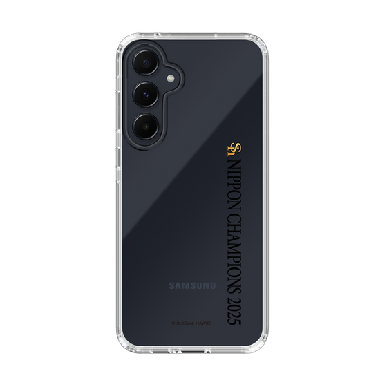 スリムプロテクションケース［ 福岡ソフトバンクホークス - NIPPON CHAMPIONS 2025 ロゴ - 縦ロゴ ］