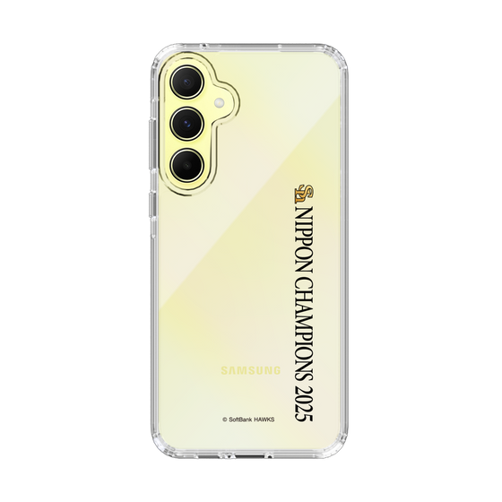 スリムプロテクションケース［ 福岡ソフトバンクホークス - NIPPON CHAMPIONS 2025 ロゴ - 縦ロゴ ］