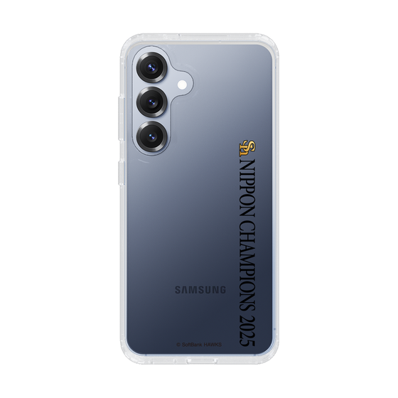 スリムプロテクションケース［ 福岡ソフトバンクホークス - NIPPON CHAMPIONS 2025 ロゴ - 縦ロゴ ］