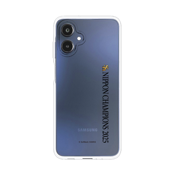 スリムプロテクションケース［ 福岡ソフトバンクホークス - NIPPON CHAMPIONS 2025 ロゴ - 縦ロゴ ］