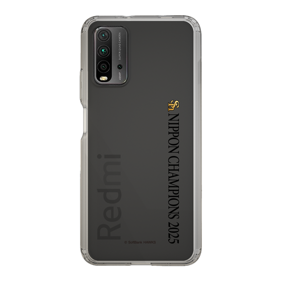 スリムプロテクションケース［ 福岡ソフトバンクホークス - NIPPON CHAMPIONS 2025 ロゴ - 縦ロゴ ］