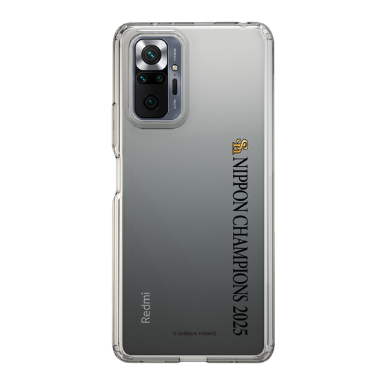 スリムプロテクションケース［ 福岡ソフトバンクホークス - NIPPON CHAMPIONS 2025 ロゴ - 縦ロゴ ］