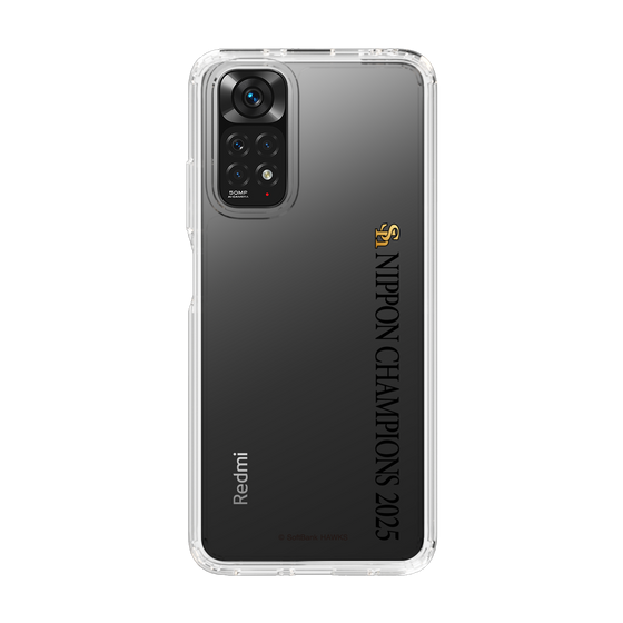 スリムプロテクションケース［ 福岡ソフトバンクホークス - NIPPON CHAMPIONS 2025 ロゴ - 縦ロゴ ］