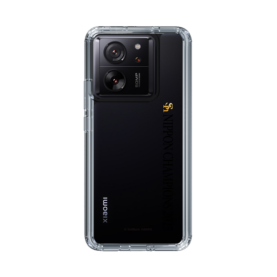 スリムプロテクションケース［ 福岡ソフトバンクホークス - NIPPON CHAMPIONS 2025 ロゴ - 縦ロゴ ］