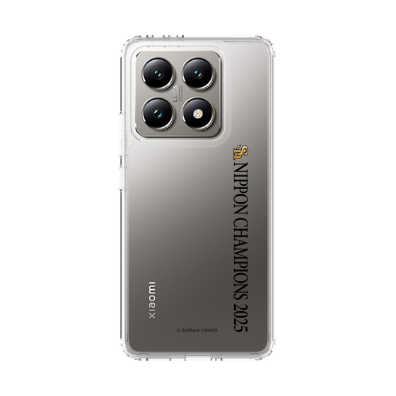 スリムプロテクションケース［ 福岡ソフトバンクホークス - NIPPON CHAMPIONS 2025 ロゴ - 縦ロゴ ］