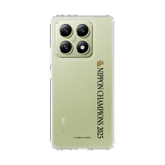 スリムプロテクションケース［ 福岡ソフトバンクホークス - NIPPON CHAMPIONS 2025 ロゴ - 縦ロゴ ］