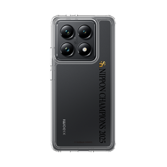 スリムプロテクションケース［ 福岡ソフトバンクホークス - NIPPON CHAMPIONS 2025 ロゴ - 縦ロゴ ］