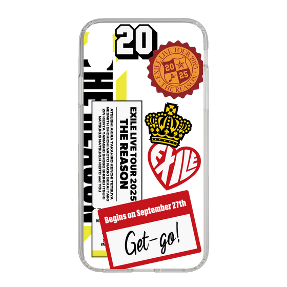 スリムプロテクションケース［ EXILE LIVE TOUR 2025 "THE REASON" - ステッカー ］