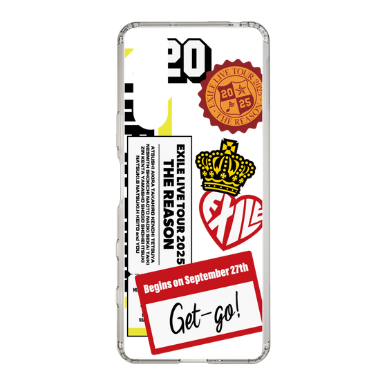 スリムプロテクションケース［ EXILE LIVE TOUR 2025 "THE REASON" - ステッカー ］