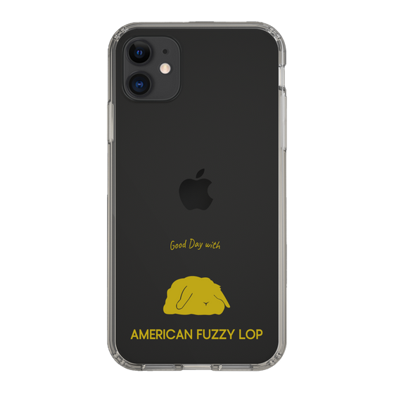 スリムプロテクションケース［ &UCHINOCO - うさぎ - アメリカンファジーロップ ］