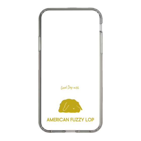 スリムプロテクションケース［ &UCHINOCO - うさぎ - アメリカンファジーロップ ］