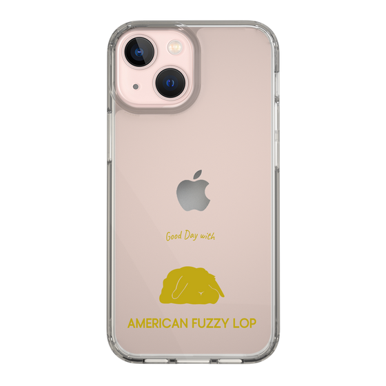 スリムプロテクションケース［ &UCHINOCO - うさぎ - アメリカンファジーロップ ］