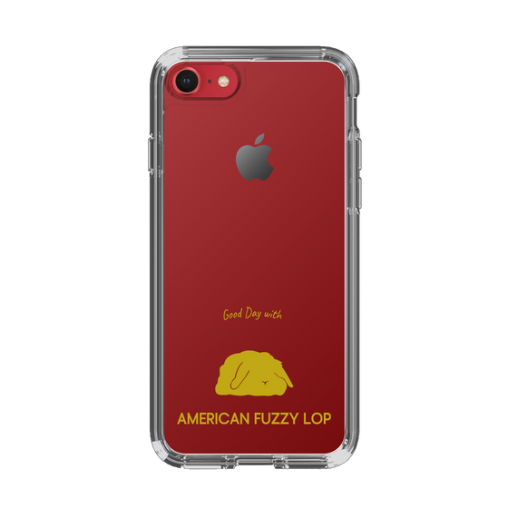 スリムプロテクションケース［ &UCHINOCO - うさぎ - アメリカンファジーロップ ］