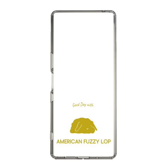 スリムプロテクションケース［ &UCHINOCO - うさぎ - アメリカンファジーロップ ］