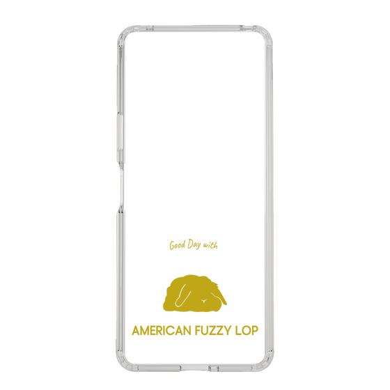 スリムプロテクションケース［ &UCHINOCO - うさぎ - アメリカンファジーロップ ］