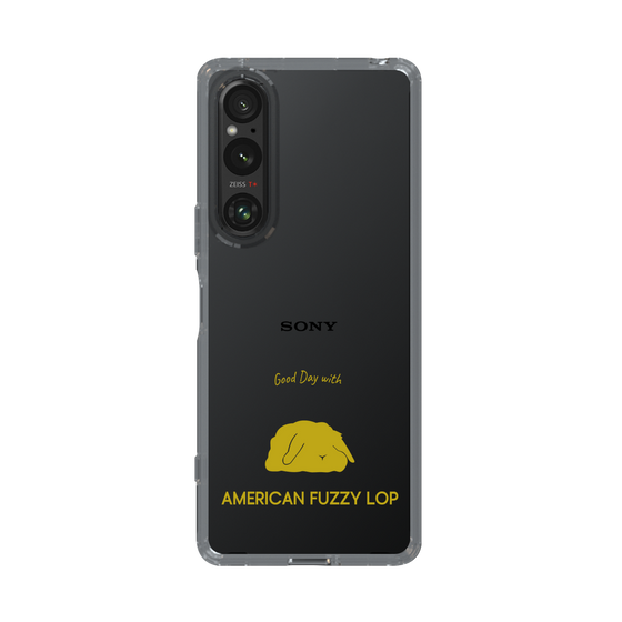 スリムプロテクションケース［ &UCHINOCO - うさぎ - アメリカンファジーロップ ］