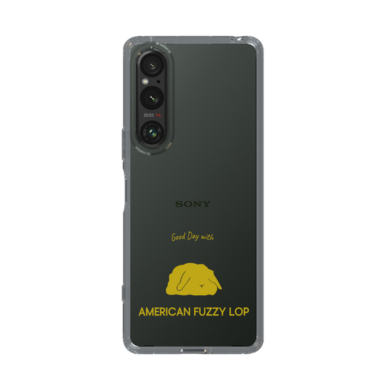 スリムプロテクションケース［ &UCHINOCO - うさぎ - アメリカンファジーロップ ］