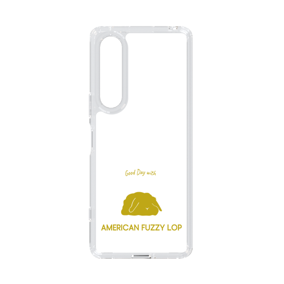 スリムプロテクションケース［ &UCHINOCO - うさぎ - アメリカンファジーロップ ］