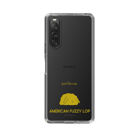 スリムプロテクションケース［ &UCHINOCO - うさぎ - アメリカンファジーロップ ］